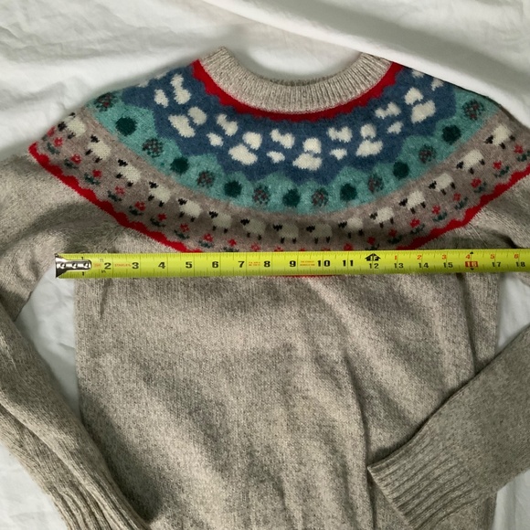 Vintage Eddie Bauer Fair-Isle Sheep Sweater (women’s small) - Picture 4 of 9